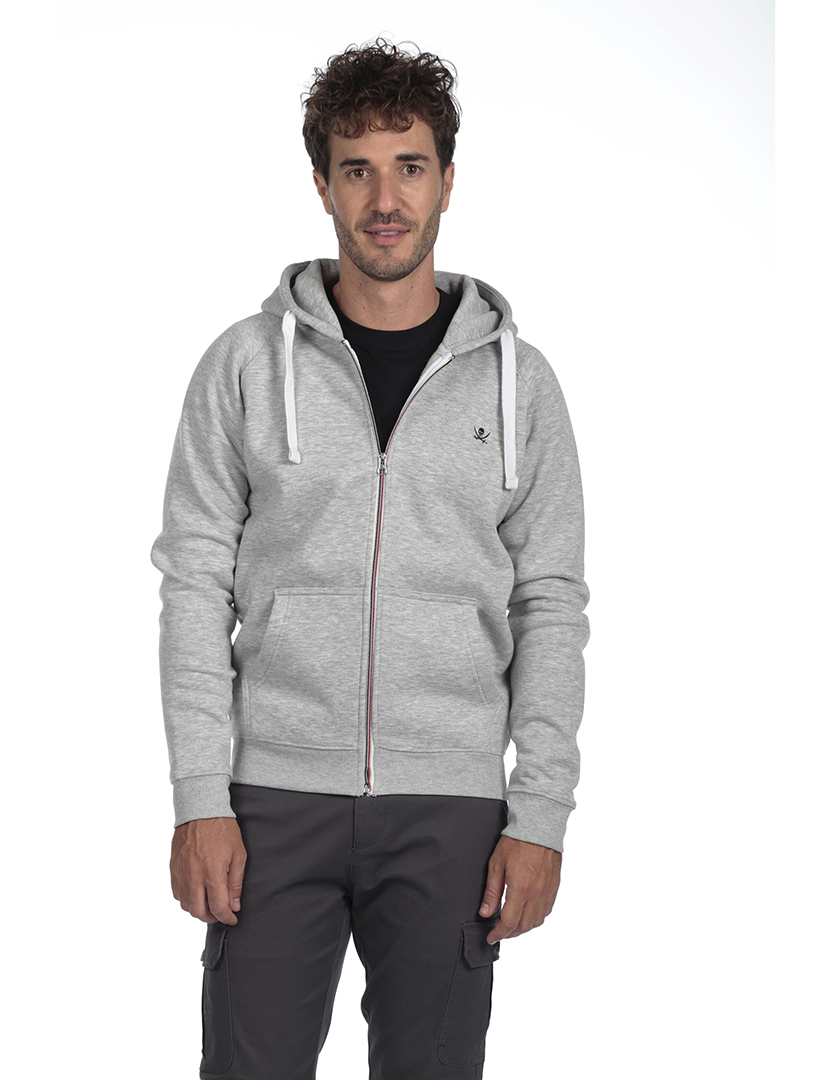 Pack 2 Sweatshirts com Fecho Homem Azul e Cinzento