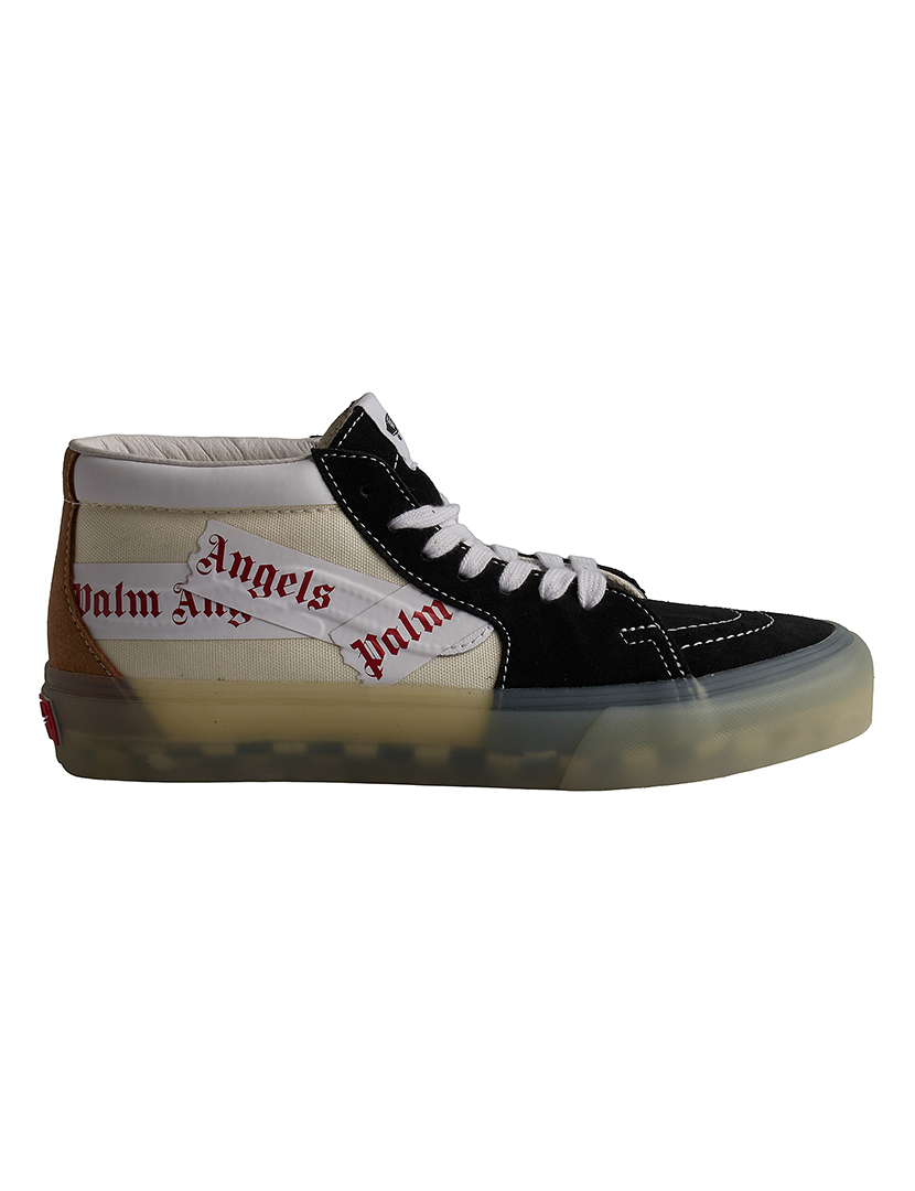 Ténis Sk8-Mid Vlt LX VN0A7TNH78C1 Branco-Preto