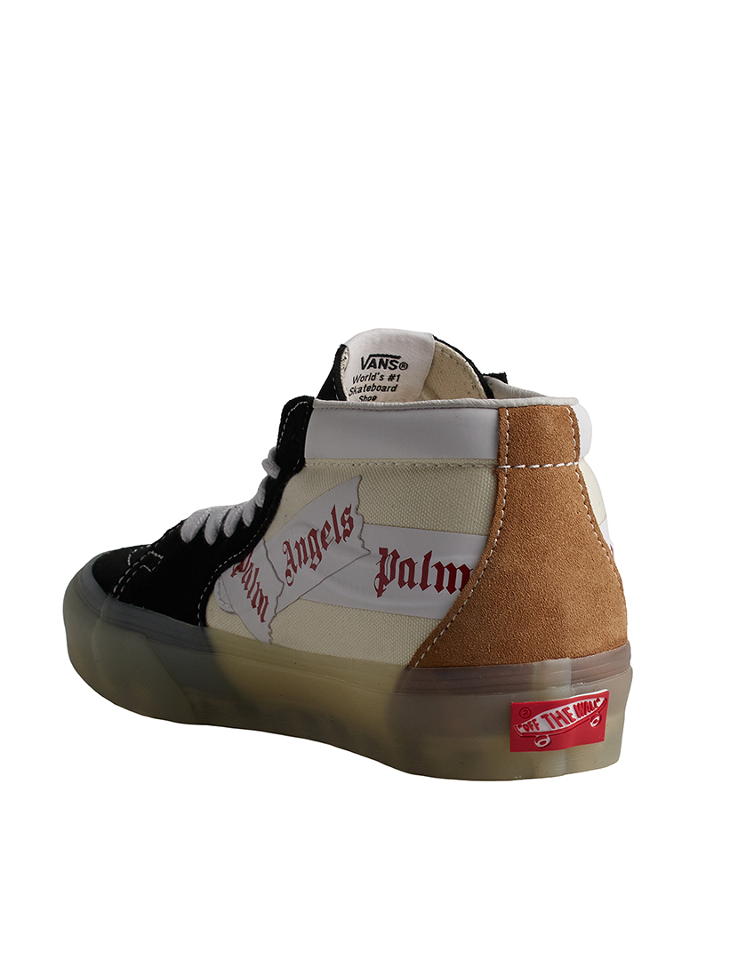 Ténis Sk8-Mid Vlt LX VN0A7TNH78C1 Branco-Preto