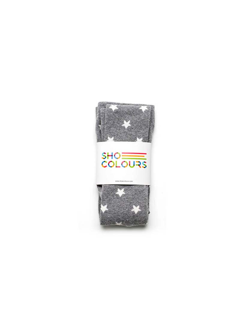 Collants Menina Estrelas Cinzento