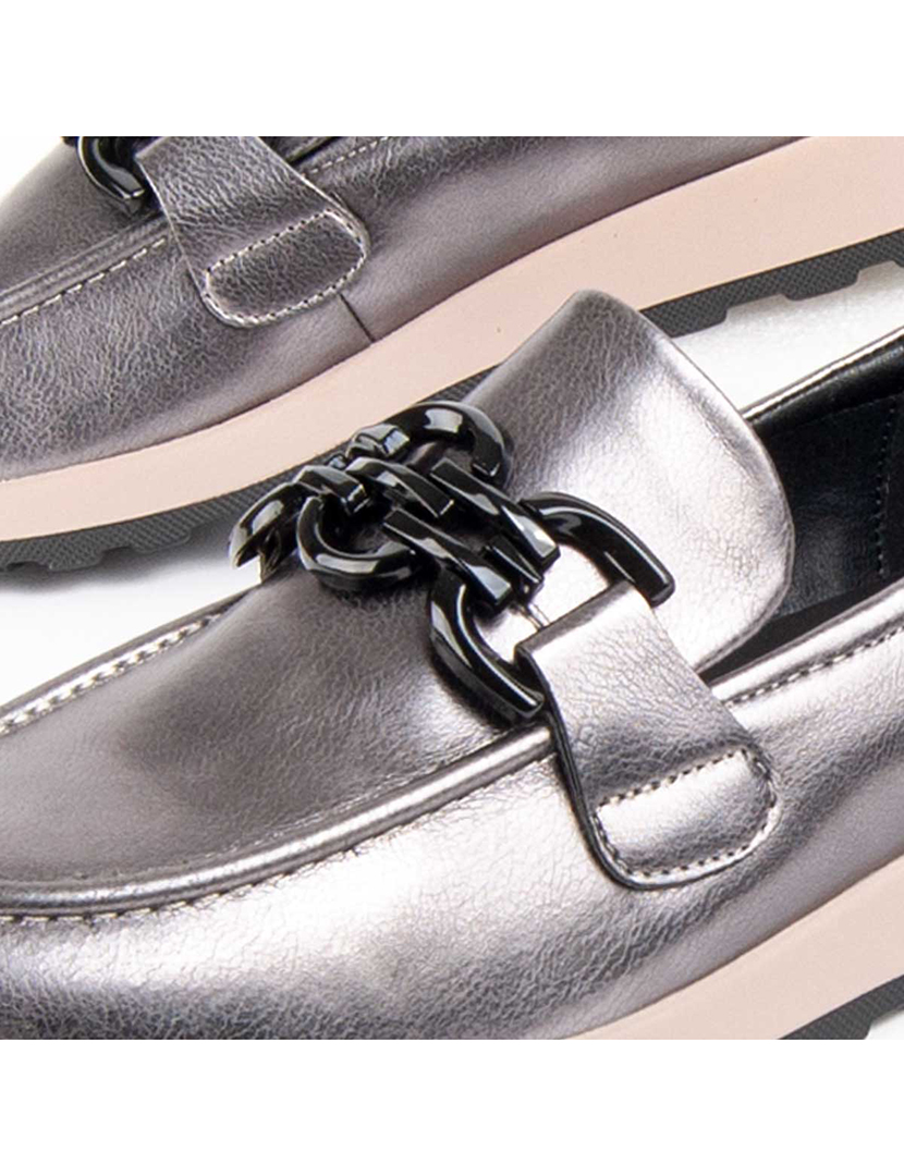 Sapatos de Cunha Senhora Cinzento