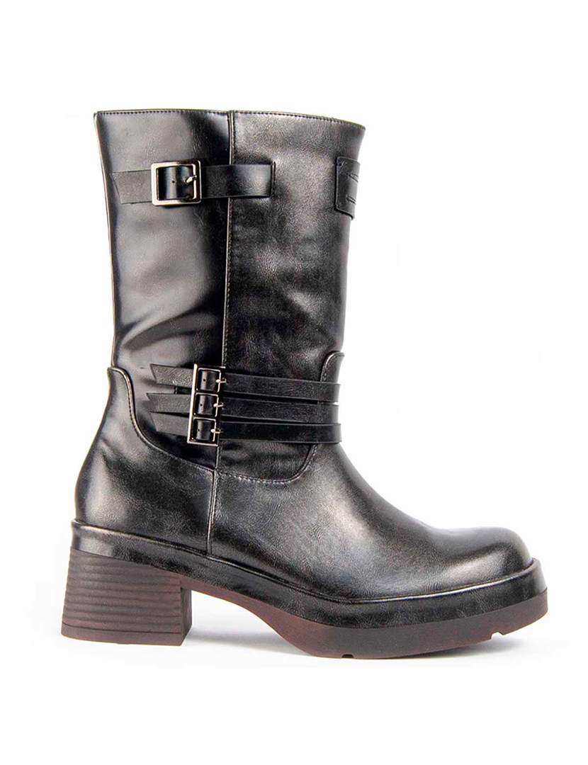 Botins com Salto Senhora Cinzento