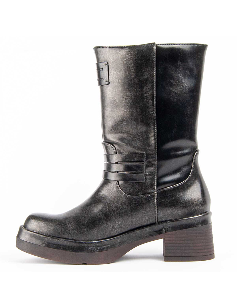 Botins com Salto Senhora Cinzento