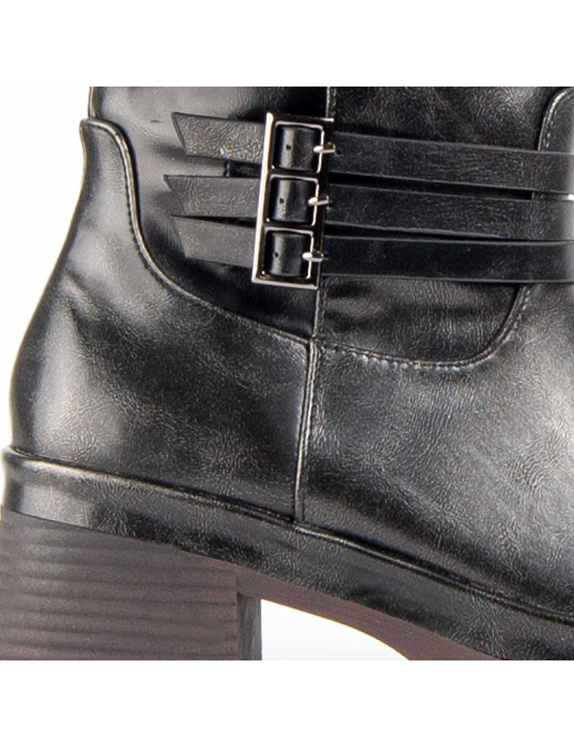 Botins com Salto Senhora Cinzento