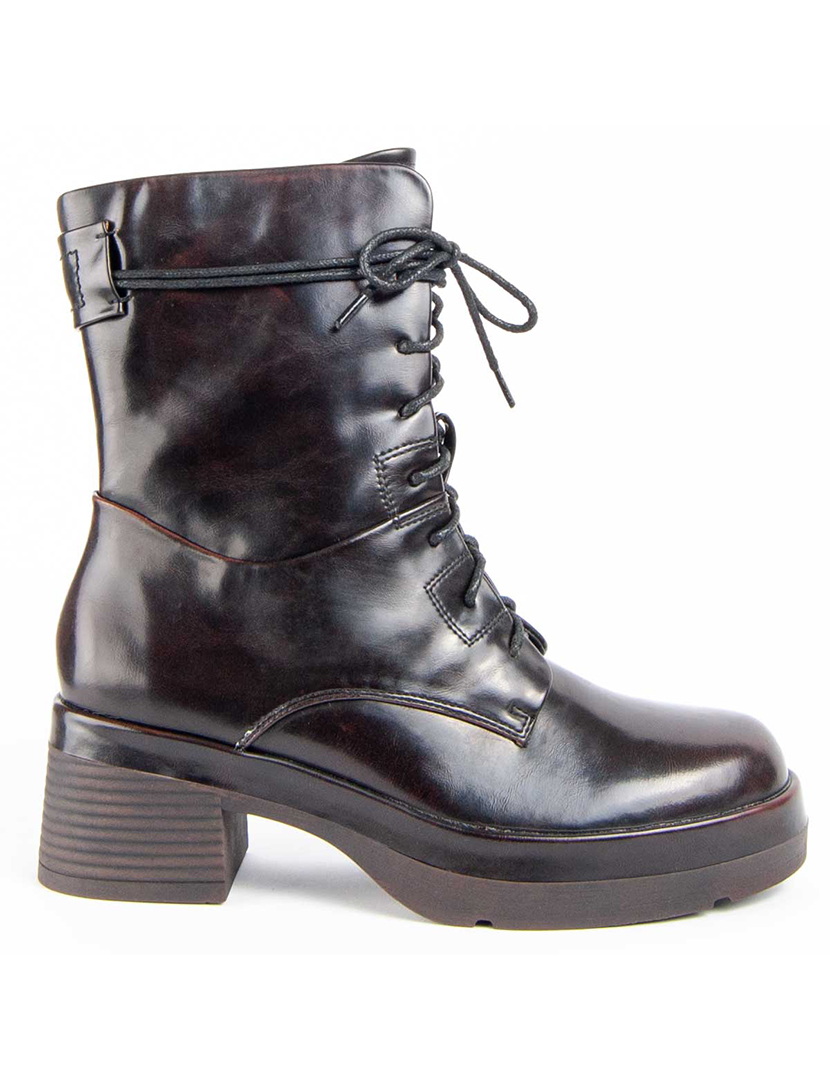 Botins com Salto Senhora Castanho