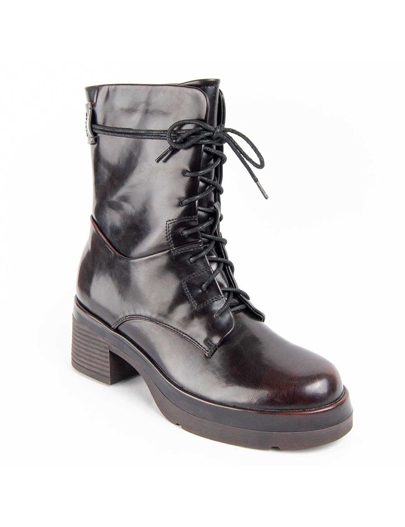 Botins com Salto Senhora Castanho