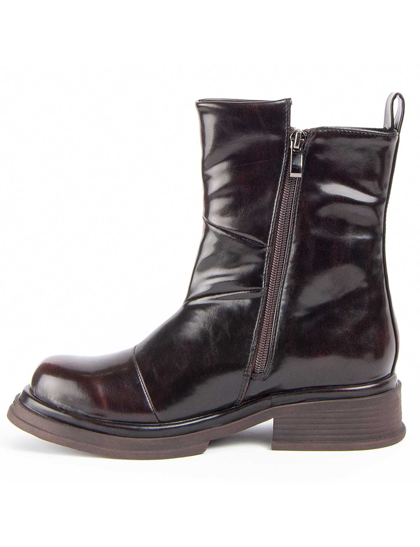 Botins com Salto Senhora Castanho