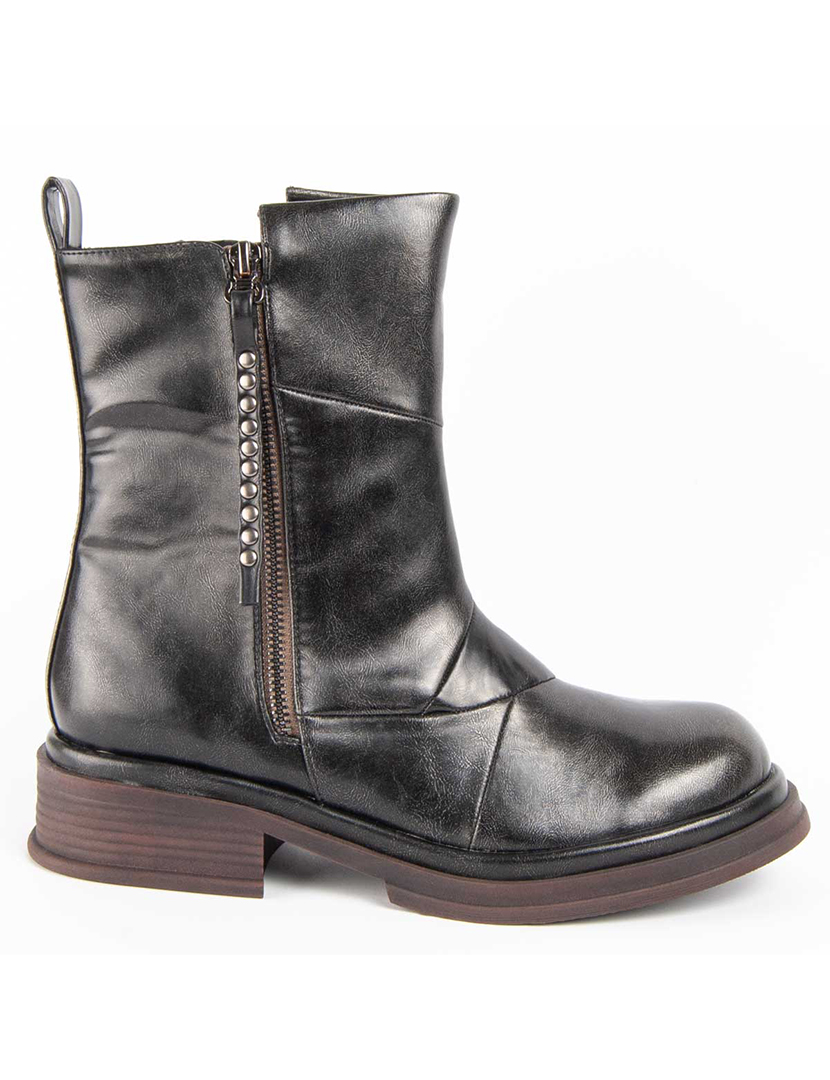 Botins com Salto Senhora Cinzento