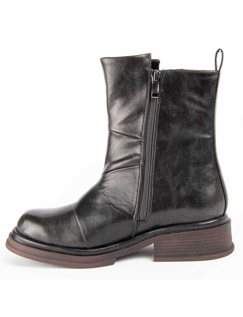 Botins com Salto Senhora Cinzento