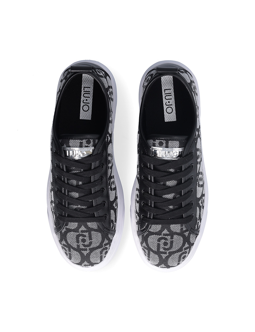 Ténis Senhora Preto e Branco