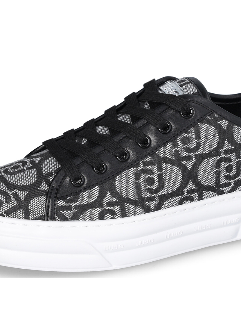 Ténis Senhora Preto e Branco