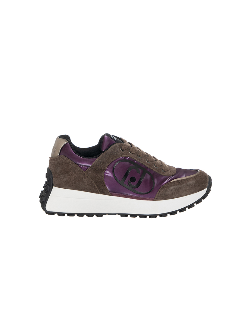 Ténis Senhora Castanho e Roxo