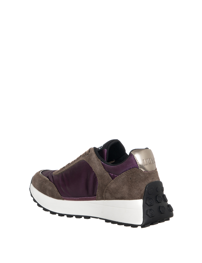 Ténis Senhora Castanho e Roxo