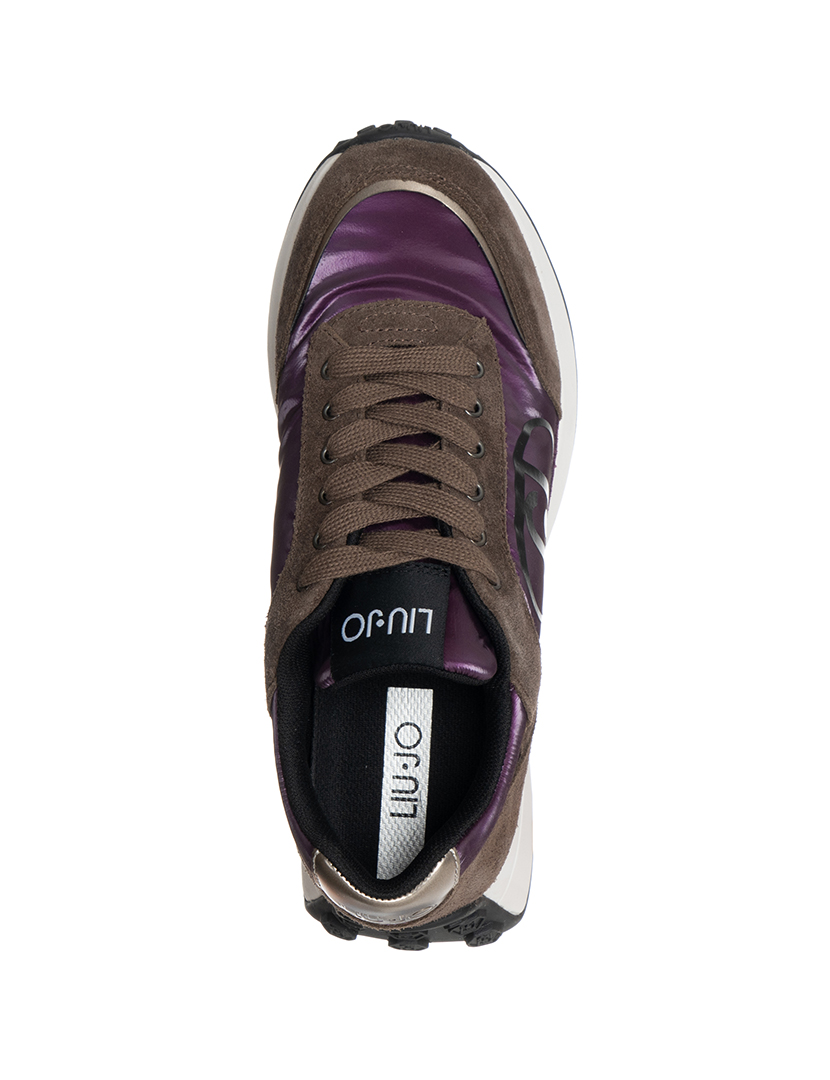 Ténis Senhora Castanho e Roxo