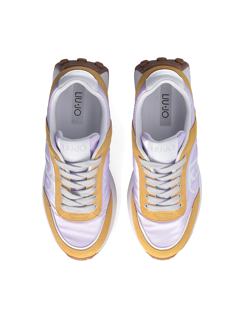 Ténis Senhora Amarelo e Rosa