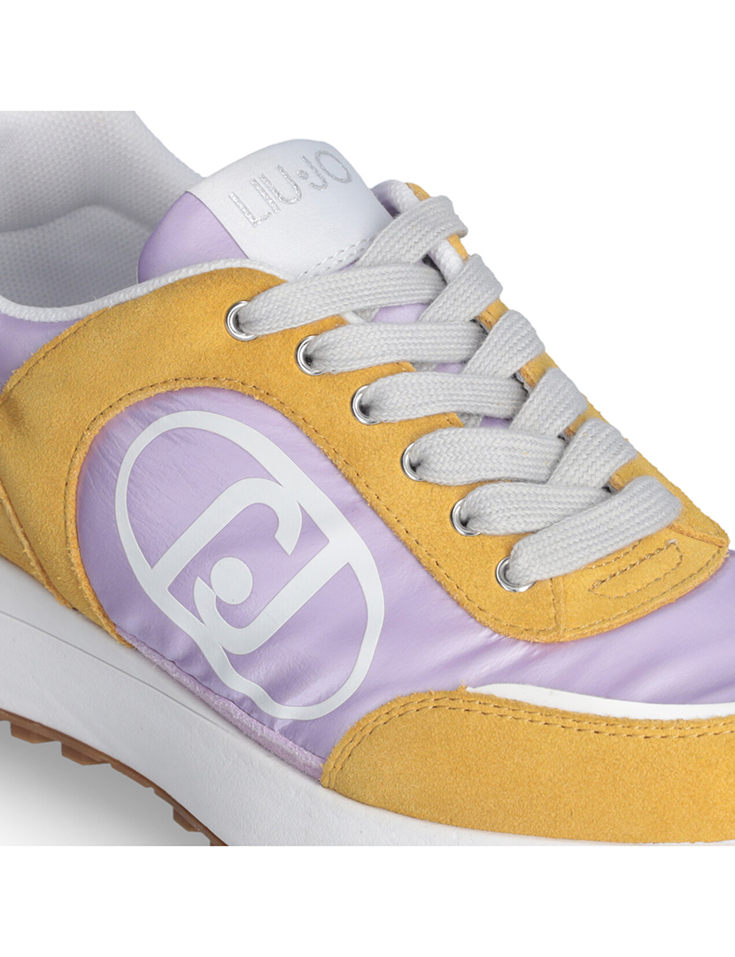 Ténis Senhora Amarelo e Rosa