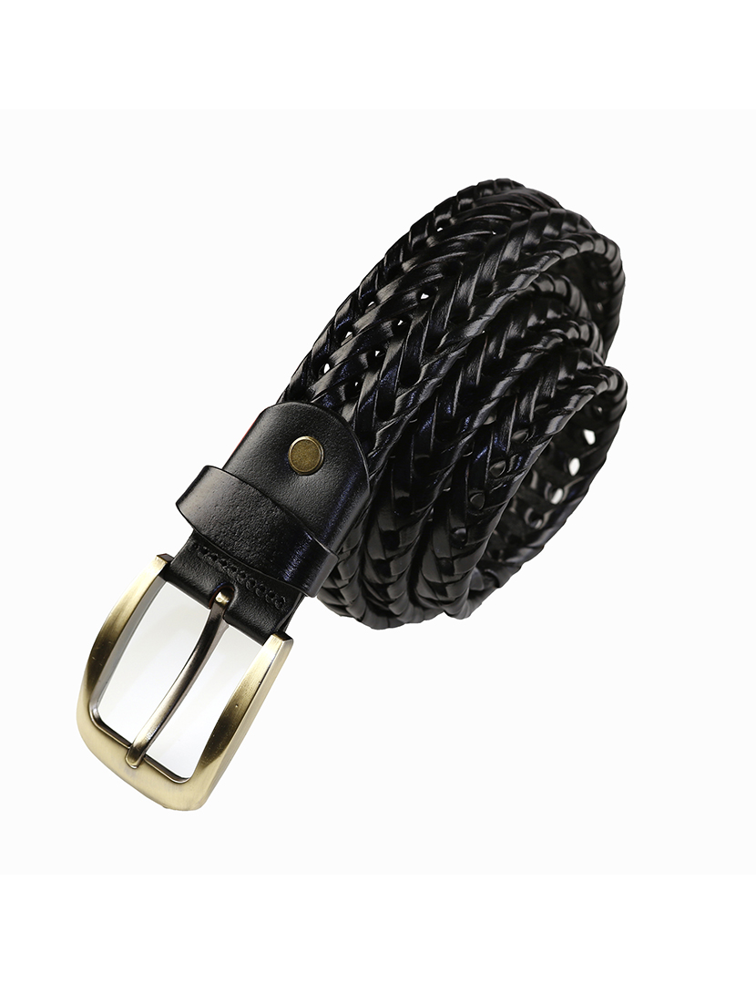 Cinto de Pele Homem Preto