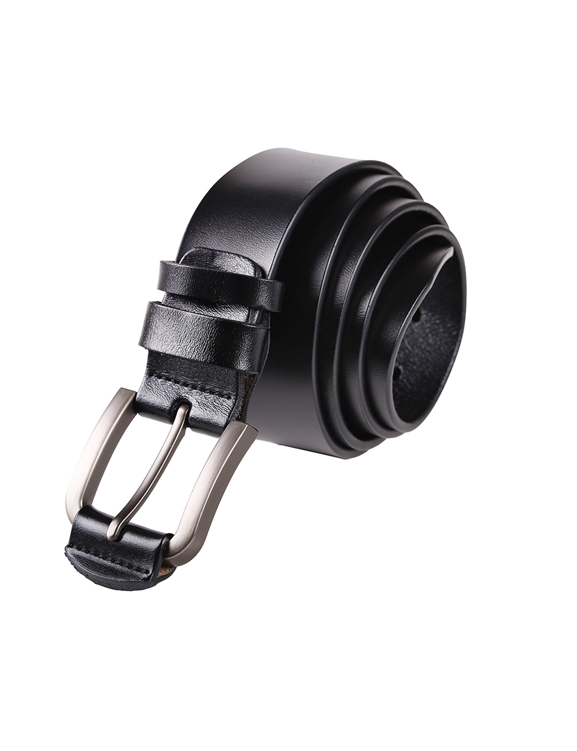 Cinto de Pele Homem Preto