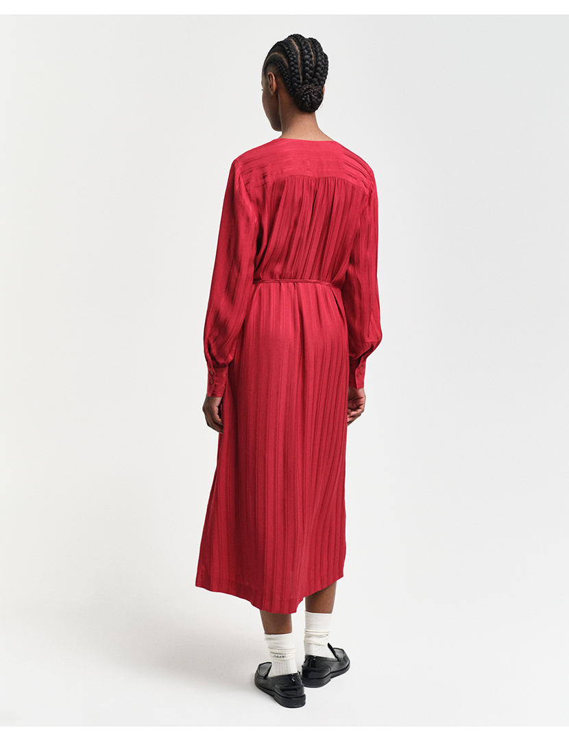 Vestido em cetim Vermelho