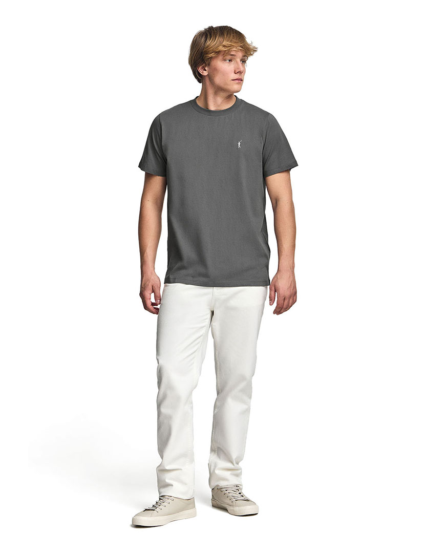 T-Shirt Rigby Go Ss Vn Cinza Asfalto