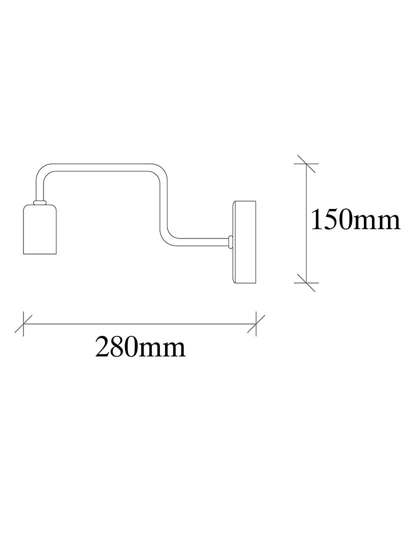 Candeeiro Parede Denge 3433