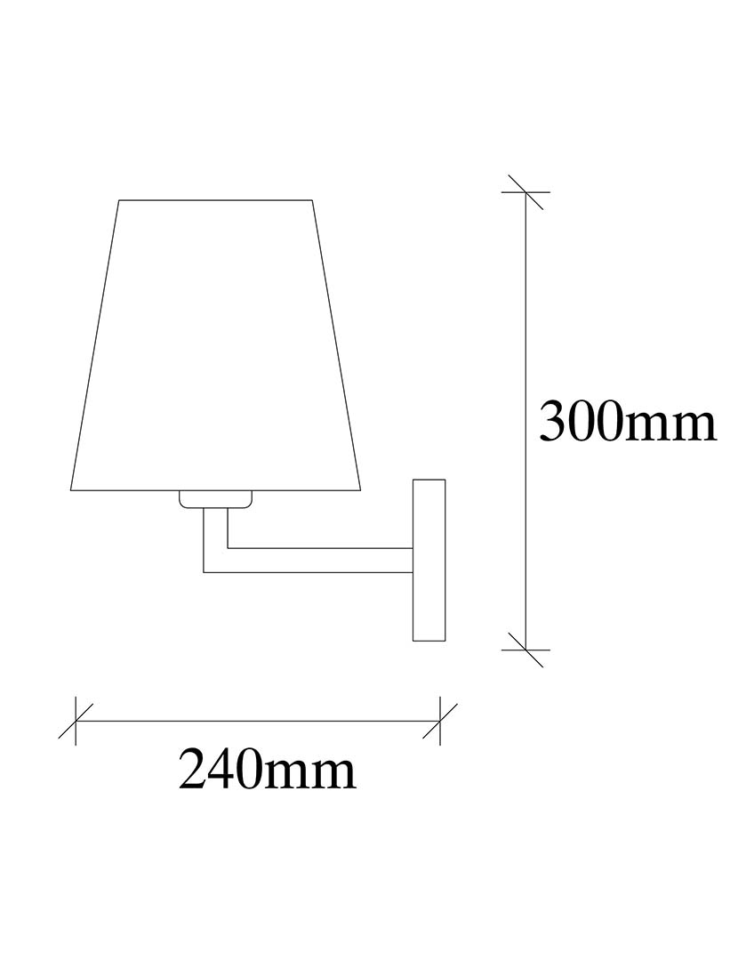 Candeeiro Parede Profil 4656