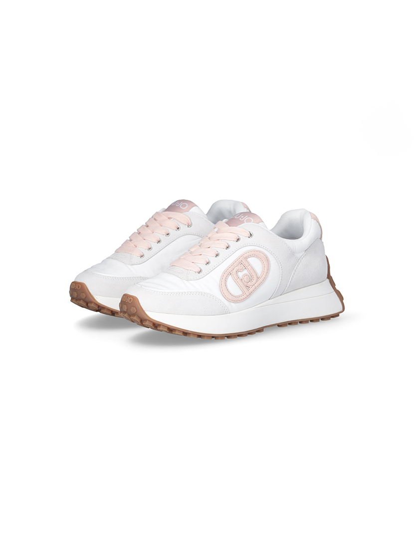 Ténis Senhora Branco e Rosa