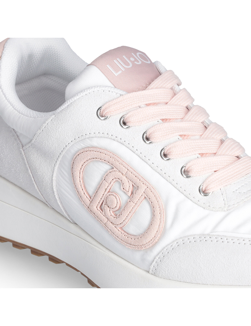 Ténis Senhora Branco e Rosa