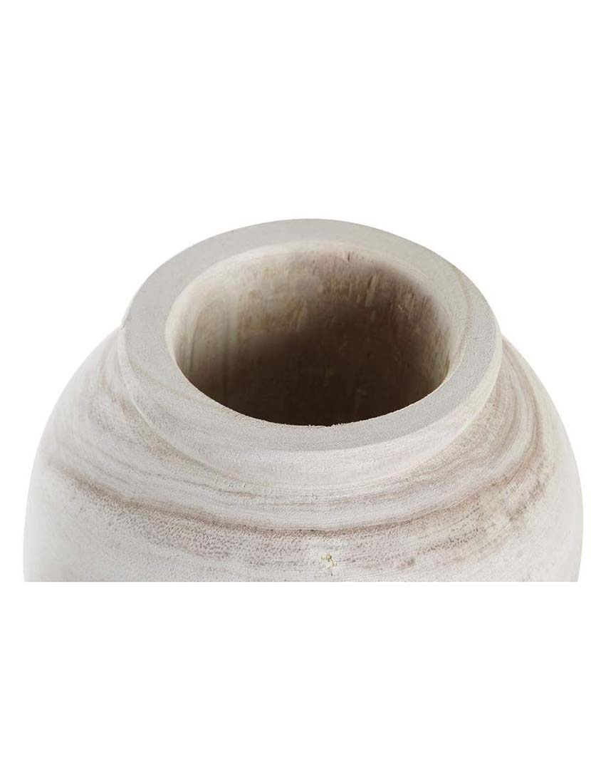 Jarra Paulownia Natural Castanho Claro