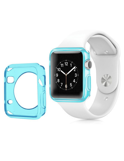 Capa de silicone Apple Watch 42mm Azul