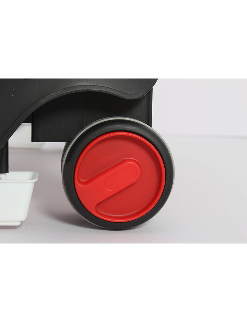 Andador de Corrida 3 Em 1 Vermelho e Preto