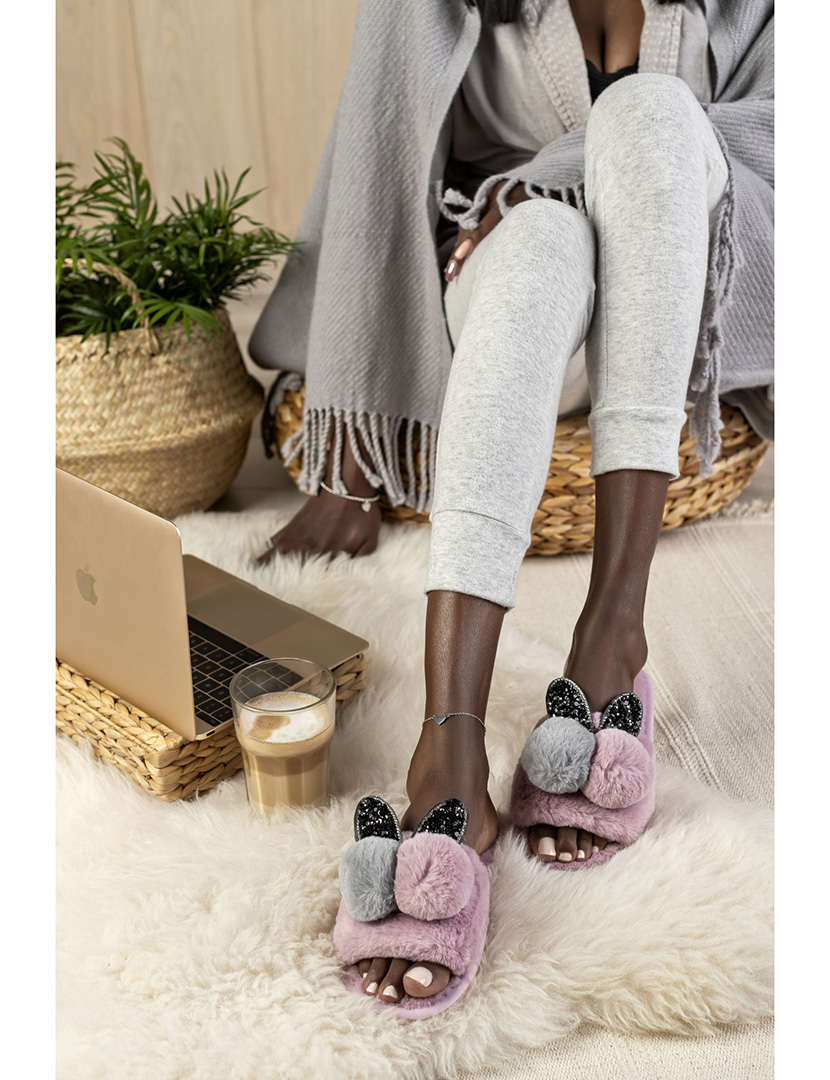 Chinelo de Casa Feminino Rosa