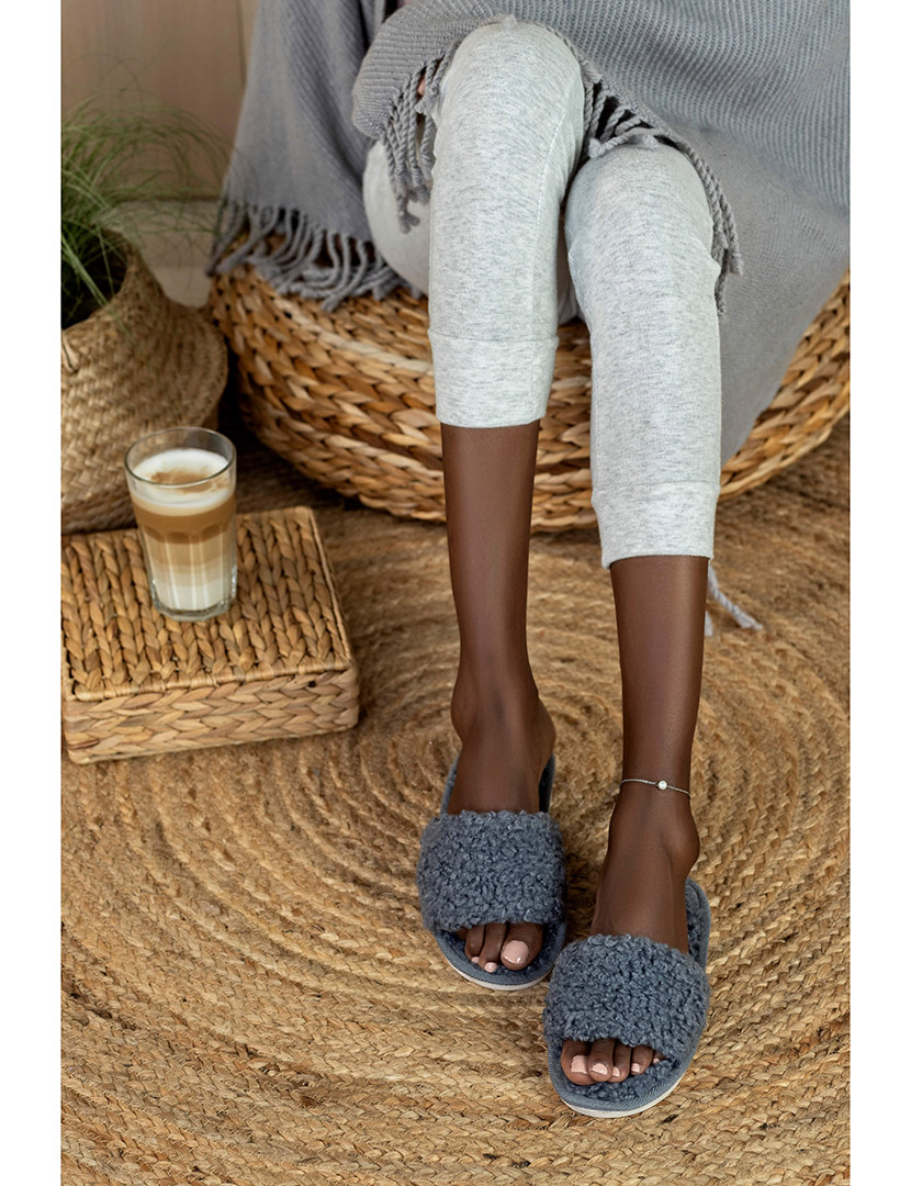 Chinelo de Casa Feminino Cinzento