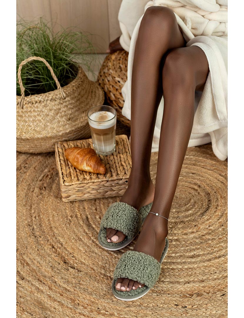 Chinelo de Casa Feminino Verde