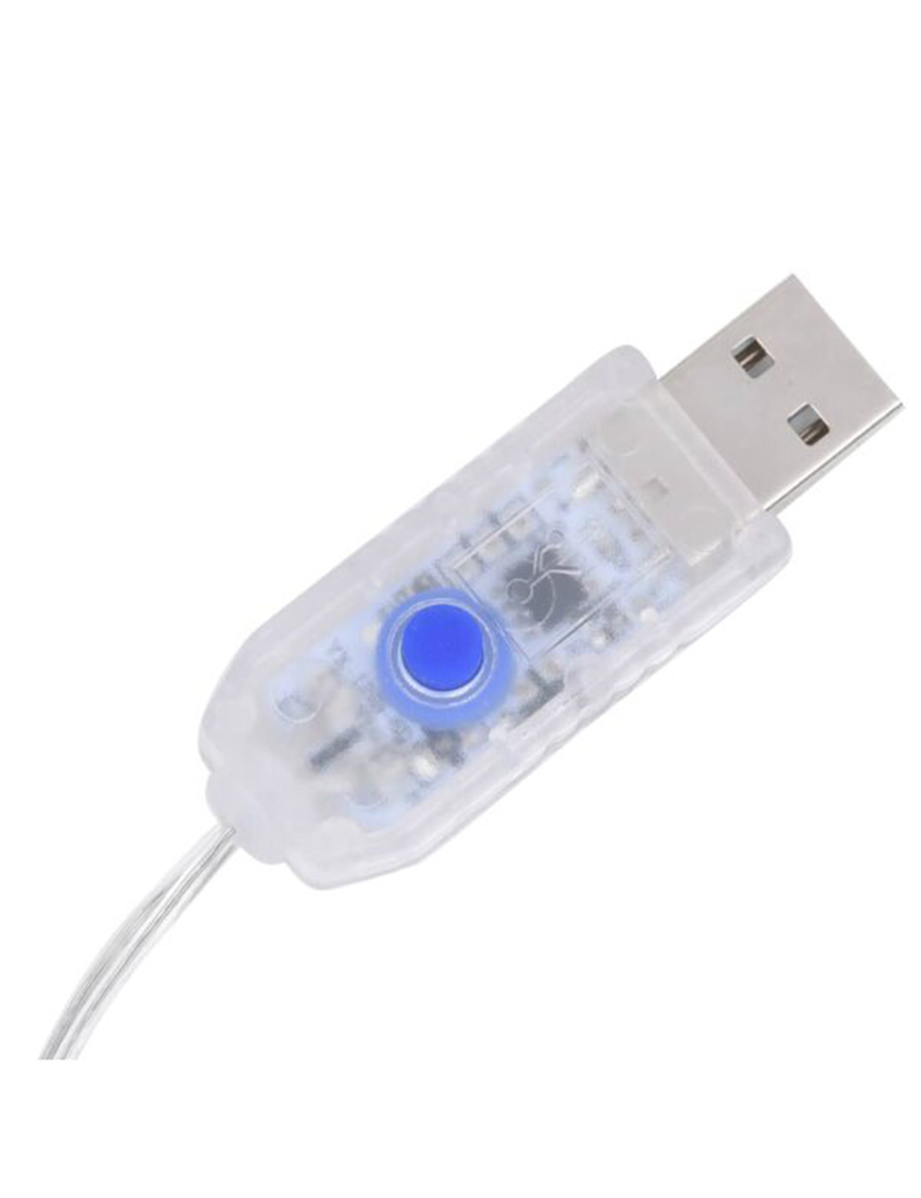 Decoração de Natal Renas/Trenó 240 Luzes Led 130 cm Acrílico