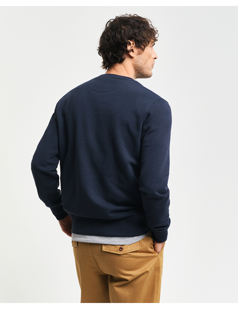 Sweatshirt Embossed Azul