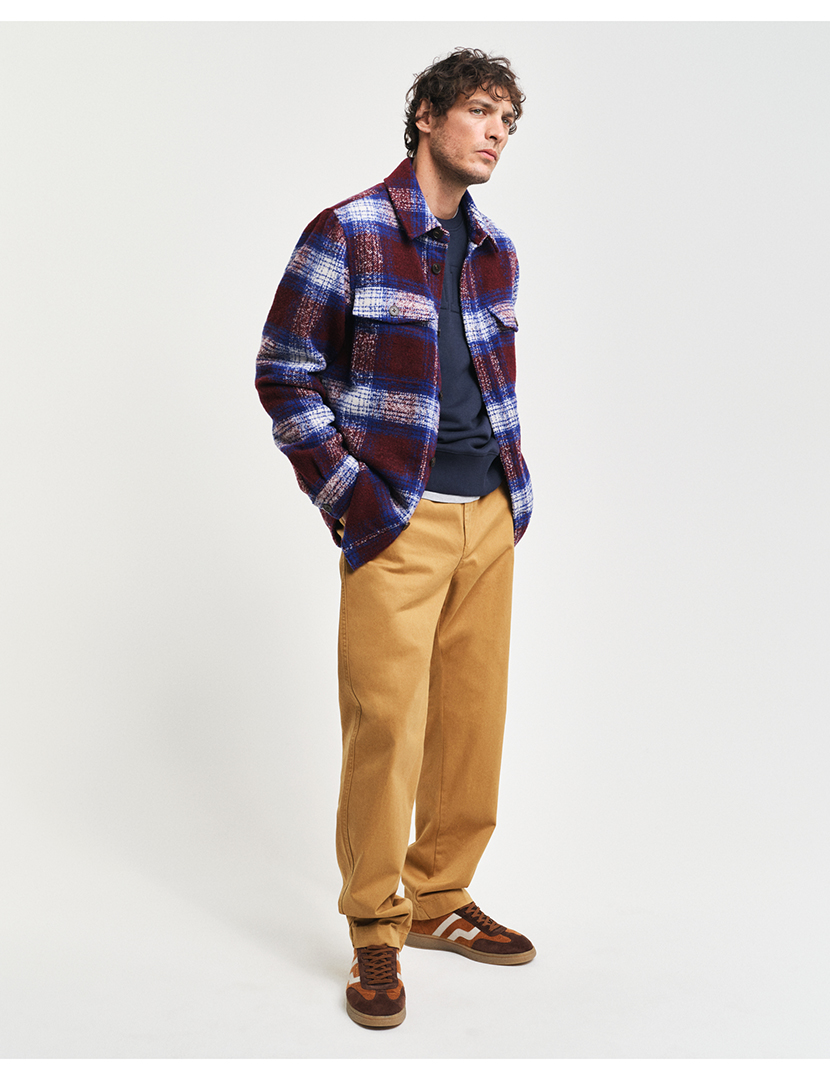 Sweatshirt Embossed Azul