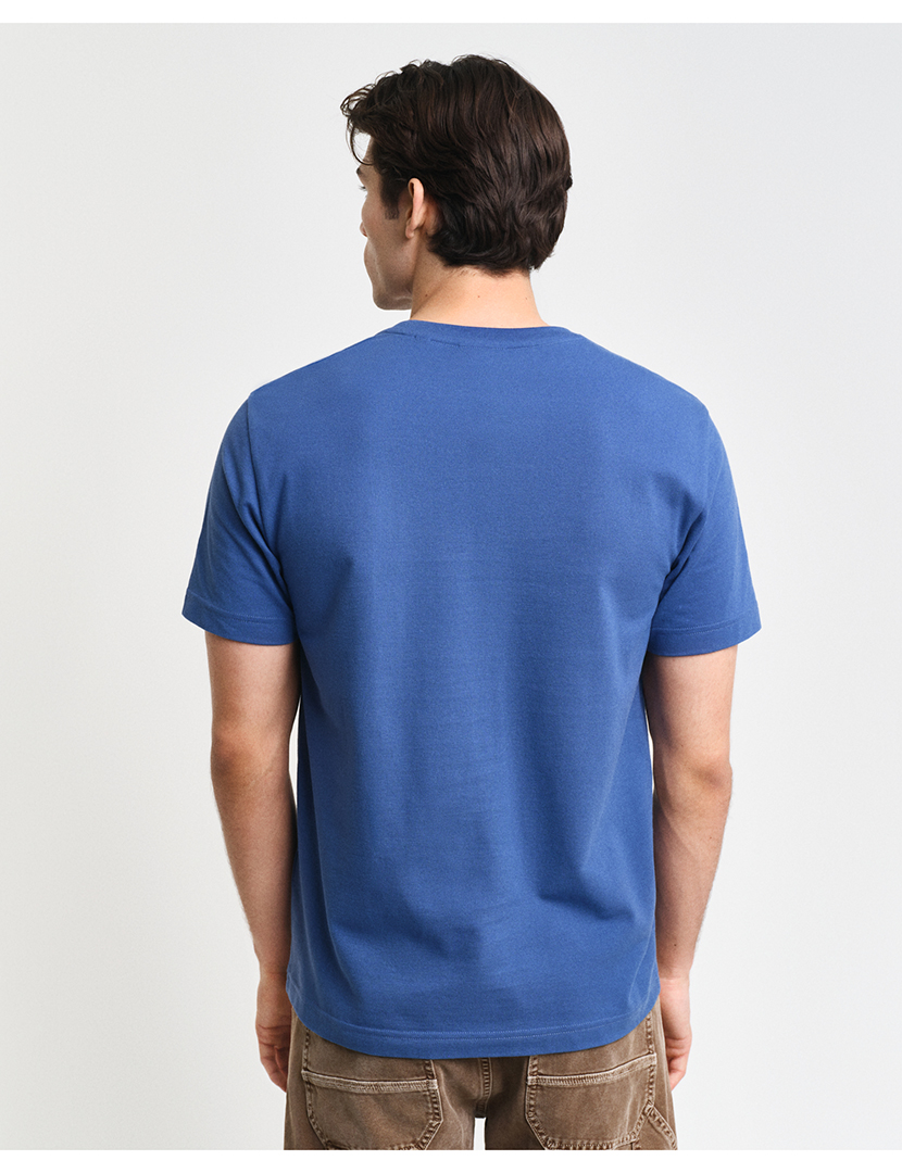 T-Shirt Gráfica Small Pique Azul