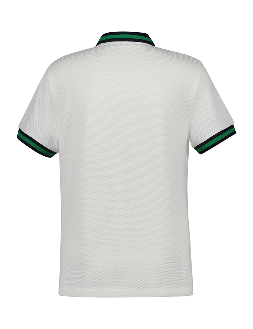 Pólo Pique Textured Popcorn Bege