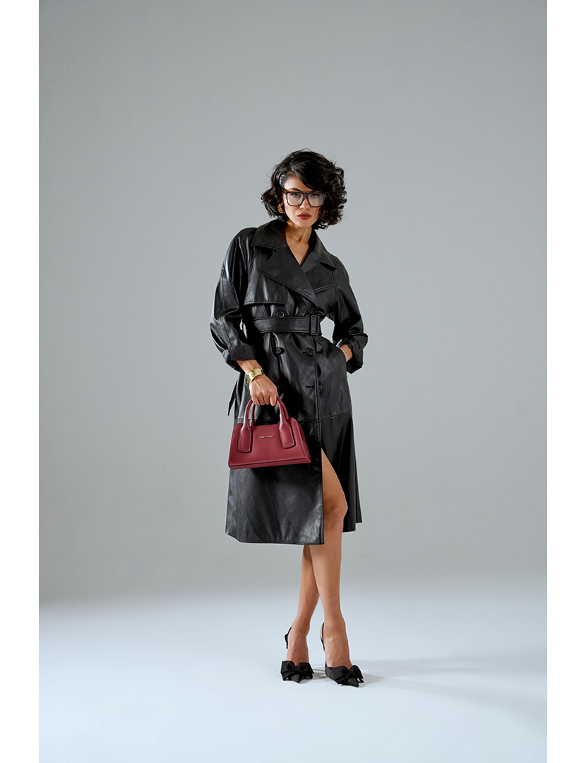 Mala de Mão Senhora Bergamo Vermelho