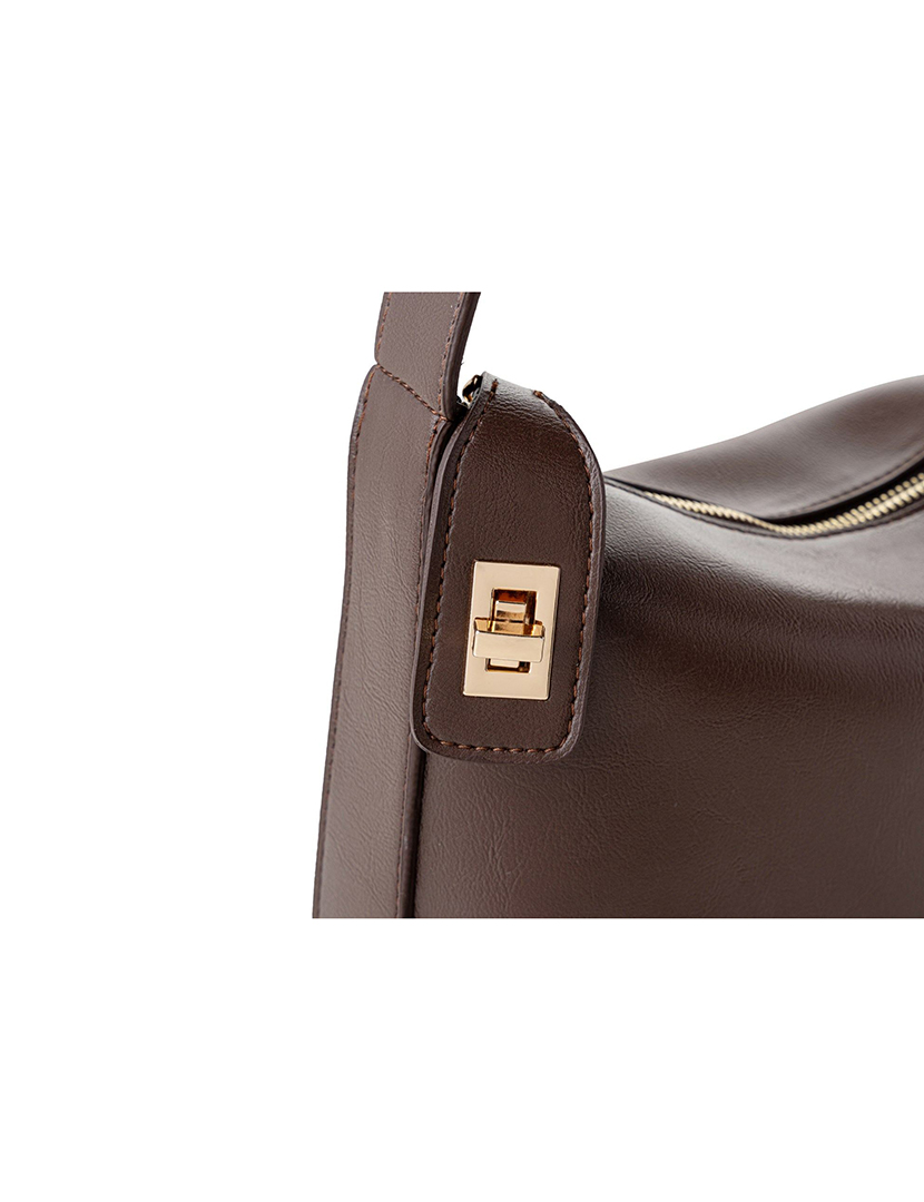 Mala Ombro Senhora Novara Castanho