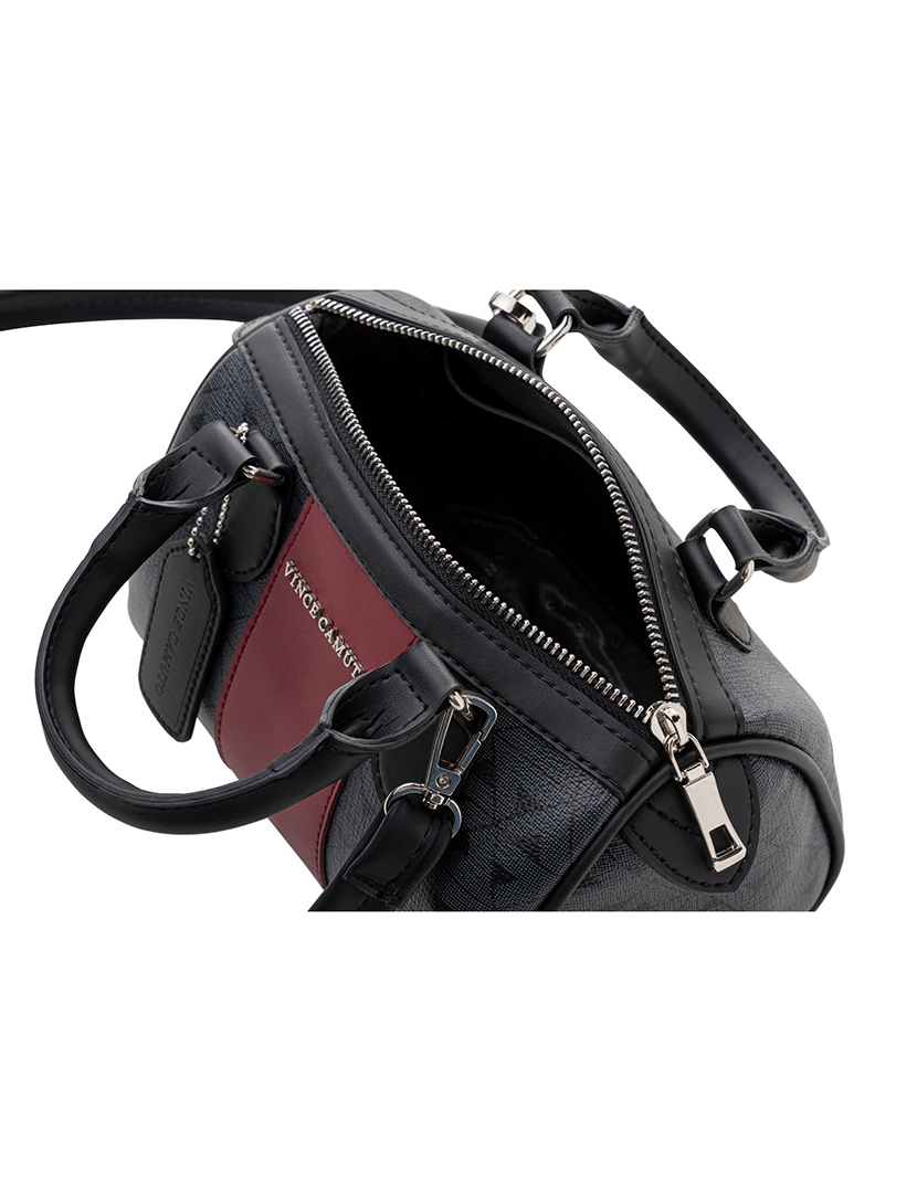 Mala de Mão Senhora Rimini Preto e Vermelho