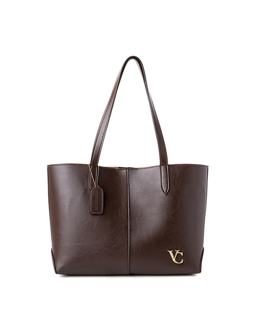 Tote Bag Senhora Savona Chocolate e Castanho