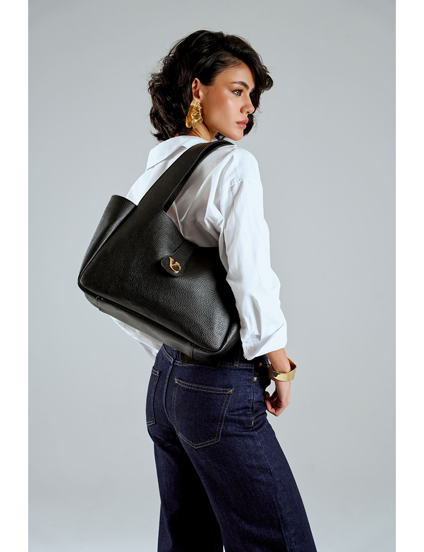 Tote Bag Senhora L'Aquila Preto