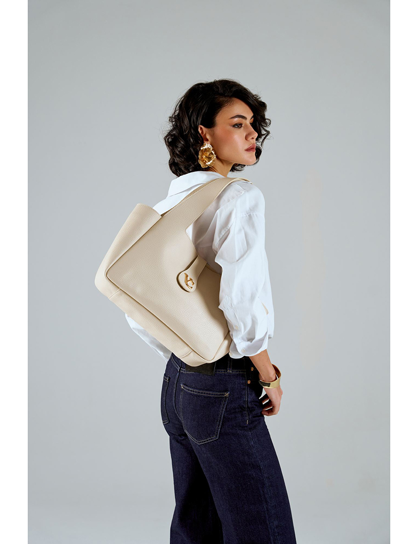 Tote Bag Senhora L'Aquila Bege