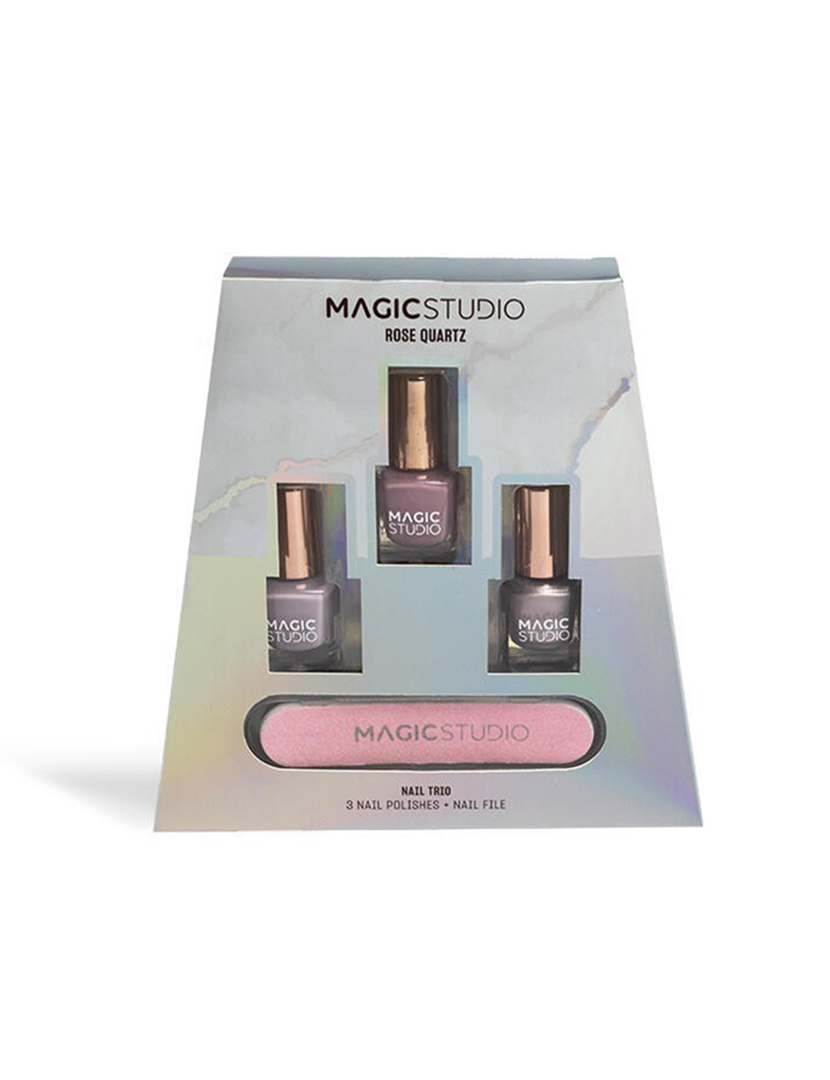 Conjunto Rose Quartz Nail Trio 