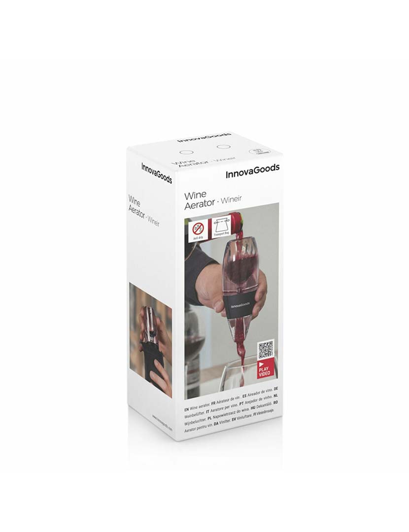 Arejador de Vinho com Filtro, Suporte e Estojo