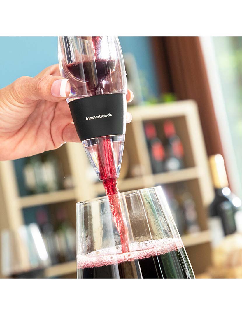 Arejador de Vinho com Filtro, Suporte e Estojo