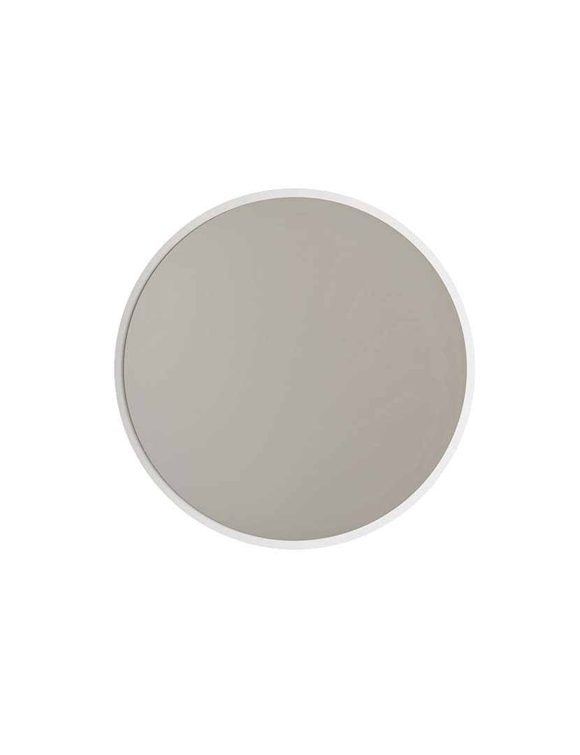 Espelho Dekoratif Yuvarlak Branco