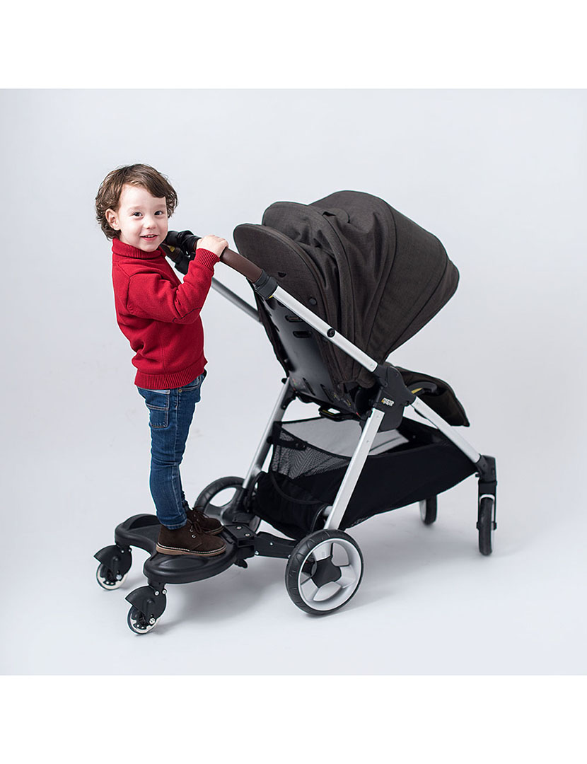 Scooter e Assento Infantil Preto